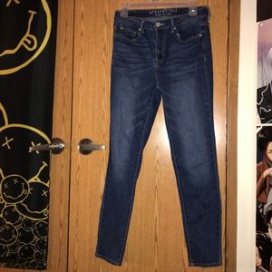 Blue High Waisted Jeans